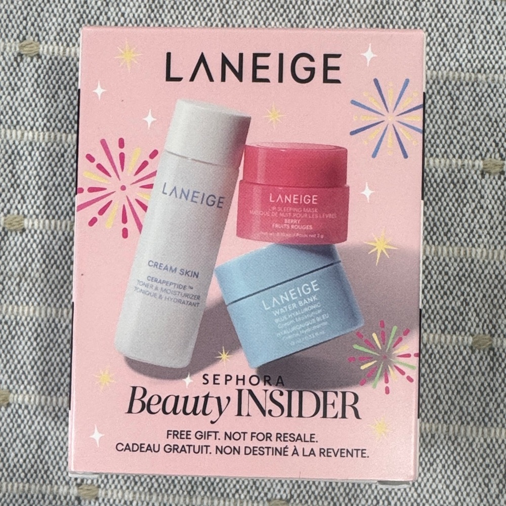 LANEIGE Beauty Insider Set - Cream Skin, Pink and Blue Balms